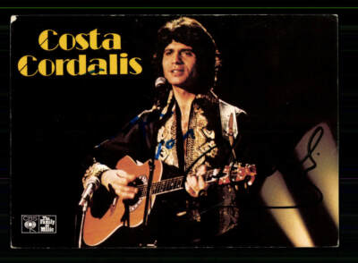 Costa Cordalis Autogrammkarte Original Signiert + M 3594