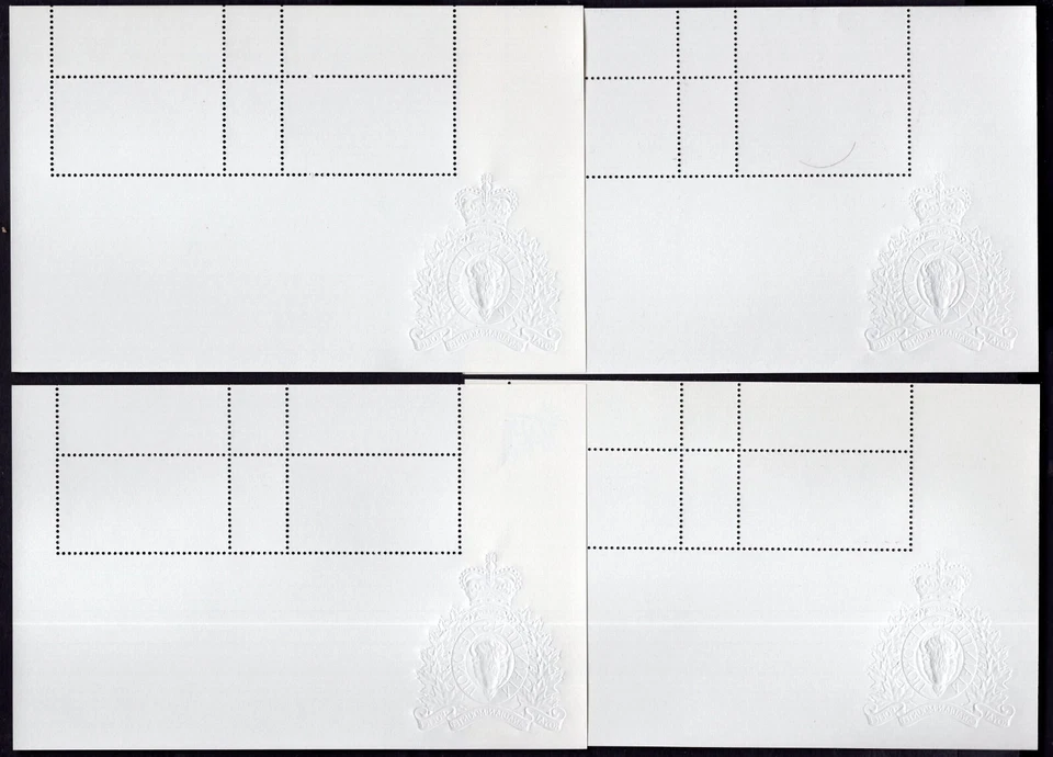 Canada 1998 set of (4) RCMP Police Souvenir Sheets #1737b/c/d/e, 45c Mint MNH - Image 2 of 2