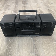 For Parts Sony CFD-440 Portable Boombox Stereo System AM/FM CD Cassette-Corder