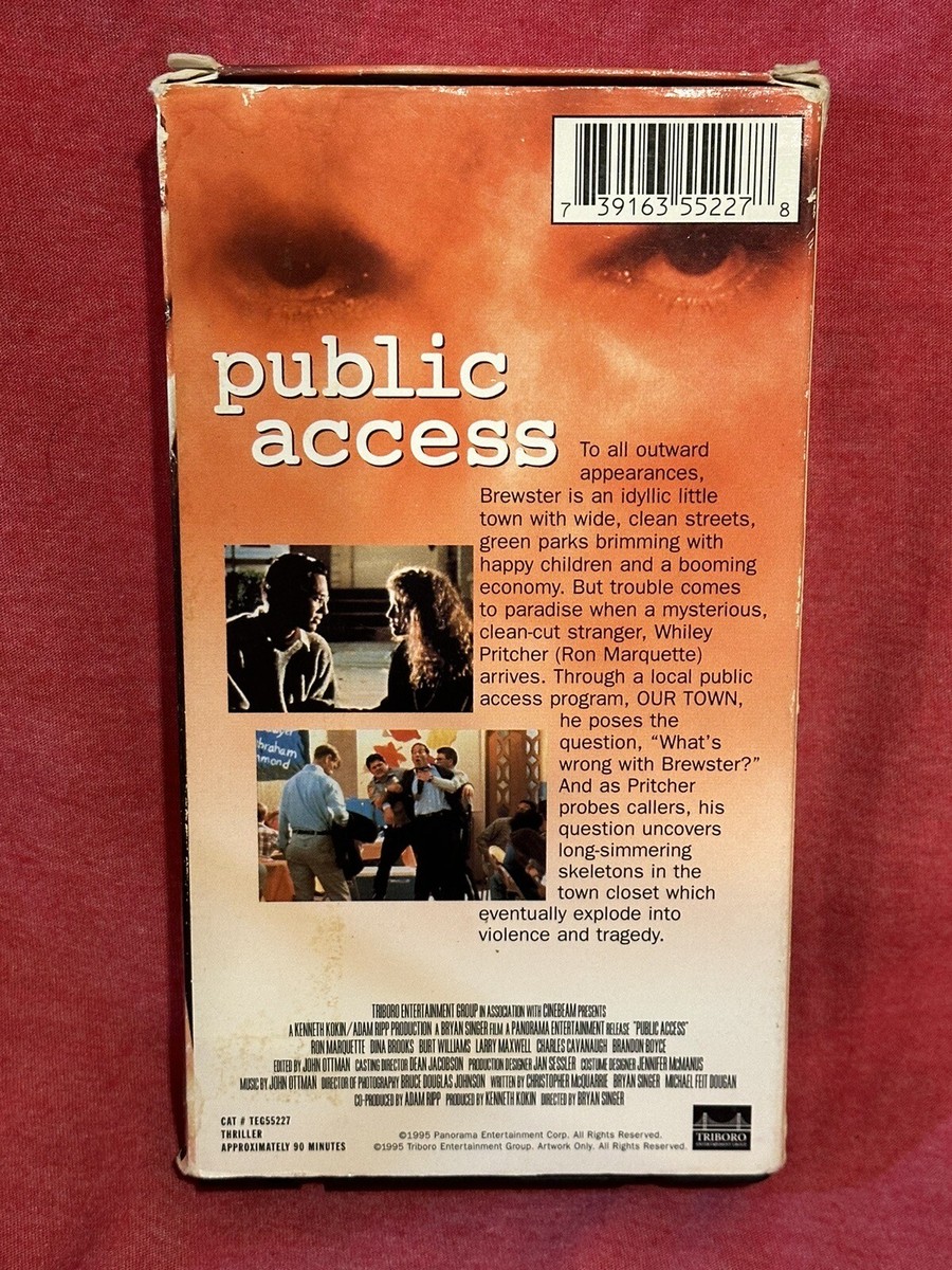 Public Access 1995 VHS Ron Marquette, Triboro Entertainment, Bryan
