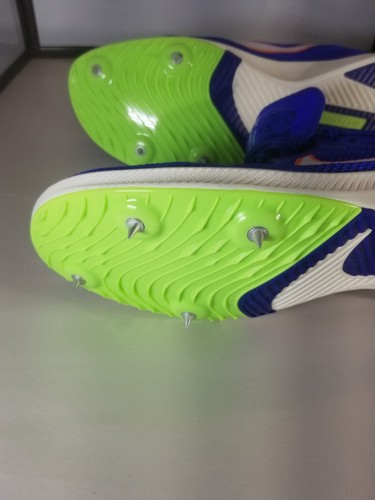 Size 10 - Nike Zoom Rival Distance Racer Blue Lime Blast - Picture 16 of 16