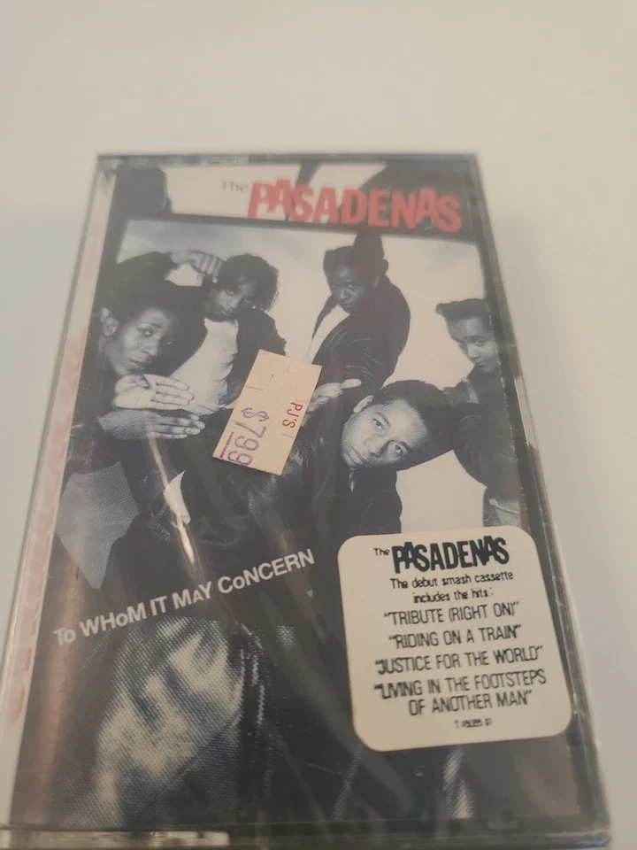 The Pasadenas - To Whom It May Concern - Cassette - 1988 Funk Soul Nos Sealed  - Image 2 of 4