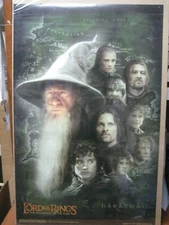 Lord of the rings 2001 the fellowship of the rings movie vintage poster 14051
