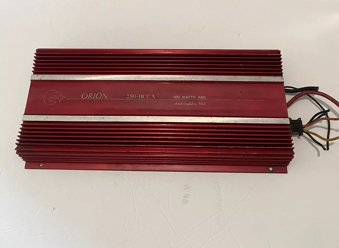 Orion 250 HCCA Amplifier 1st Gen VTG Old School 90s Car Orion 250 HCCA Amplifier 1st Gen VTG Old School 90s Car