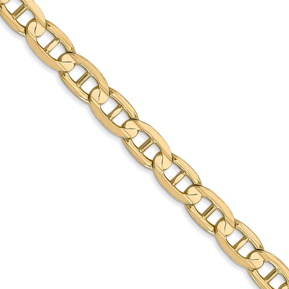 Concave outlet anchor chain