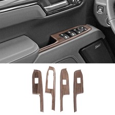 Wood Grain Window Lift Switch Panel Trim For Chevy Silverado Gmc-sierra 22 Abs Wood Grain Window Lift Switch Panel Trim For Chevy Silverado Gmc-sierra 22 Abs