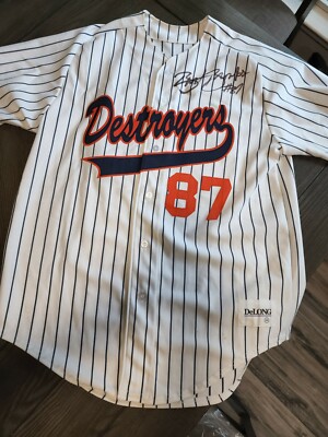 Vintage sports jersey Deleware Destroyers Robert Brooks Signed DeLong - Size 46