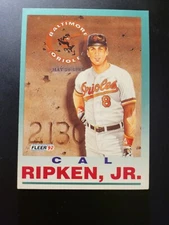 1992 Fleer Cal Ripken Jr PRO VISIONS Card #711