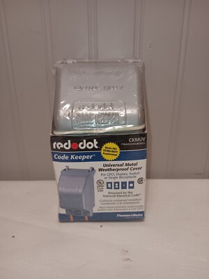 Thomas & Betts Universal Metal Weatherproof Cover Red Dot Code Keeper CKMUV NEW