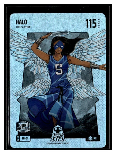 Bo Jackson Battle Arena Halo Blue Ice Battlefoil Angel Reese RC Rookie