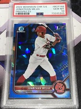 2022 Bowman Chrome Sapphire #BCP168 JONATHAN MEJIA RC PSA 10 GEM *1st Bowman*