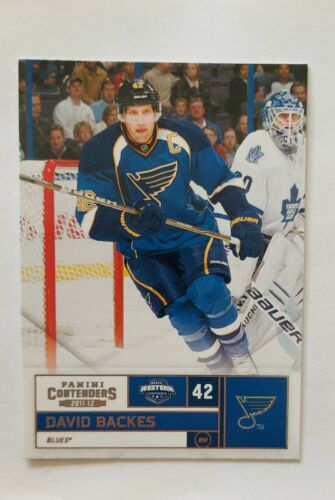 2011-12 Panini Contenders #42 David Backes St. Louis Blues - Picture 1 of 1