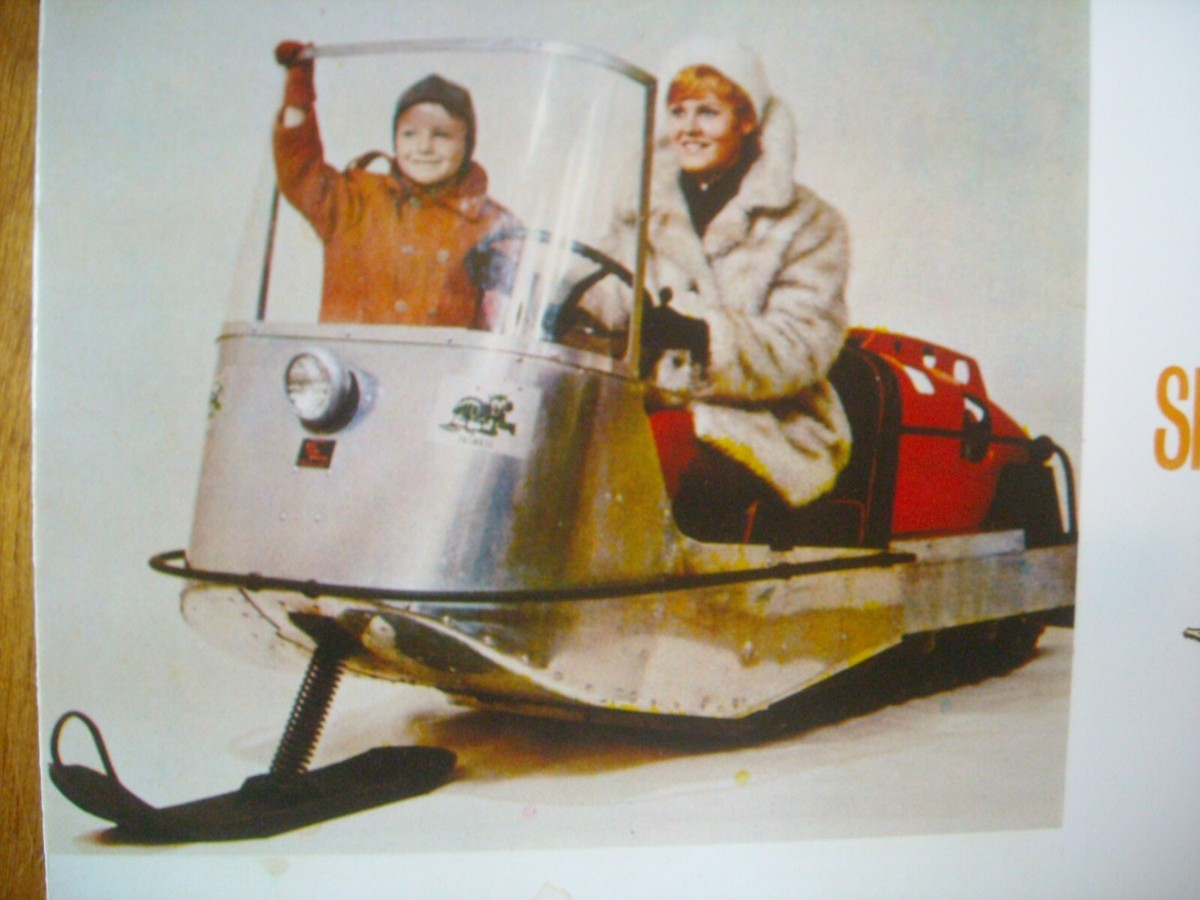 1969 Vintage SNOW BUG Snowmobile Brochure | eBay