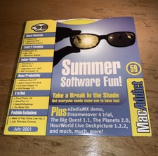 Mac Addict CD ROM Summer Software Fun July 2001 Software, Shareware, Demos