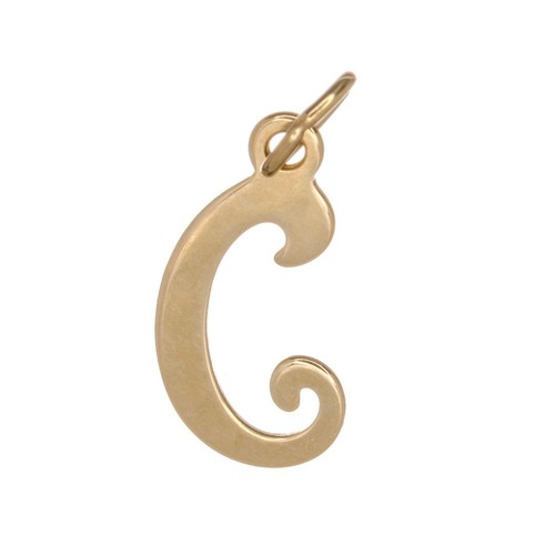 9ct Alphabet Pendant Charm Gold 375 Letter Script Initial Jewellery A-Z - Picture 6 of 24