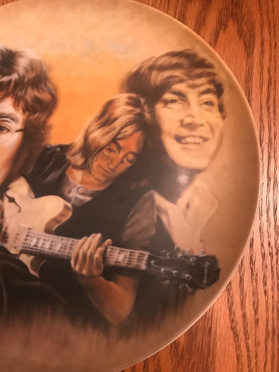 【希少】レア　絵皿　ジョン・レノンのセルフポートレート・コレクター・プレート、 希少】レア 絵皿 ジョン・レノンのセルフポートレート