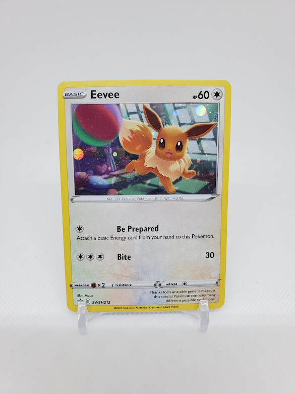 Eevee SWSH212 Black Star Promo Astral Radiance NM Pokemon Card