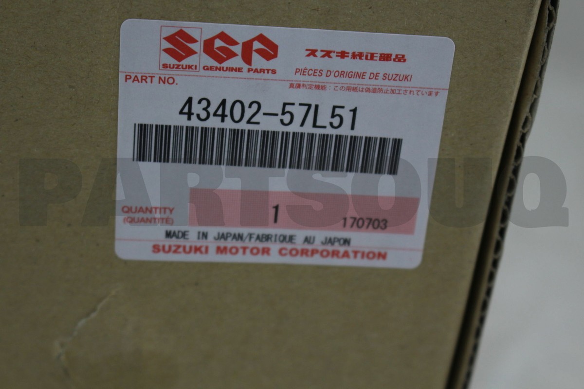 4340257L51 Genuine Suzuki HUB ASSY WHEEL 43402-57L51 | eBay