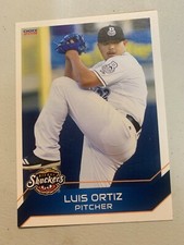 Luis Ortiz Card 2018 Biloxi Shuckers Team Card