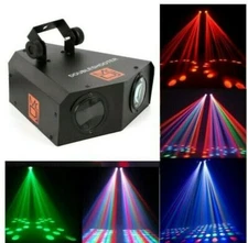 MR DJ DOUBLESHOOTER 16 Patterns 2 Eyes DMX512 Stage Lighting 102 LED Lights