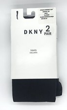 DKNY Opaque Control Top Tights 2-Pack, Tall, Brown/Black
