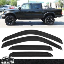 For 01-04 Toyota Tacoma Crew Cab Window Visor Rain Deflector Guard 4PCS Set