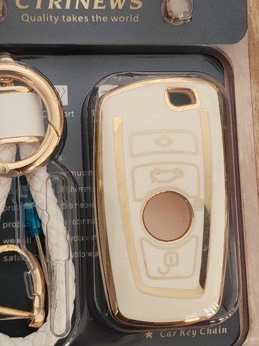 Lot Of 2 BMW KEY 1 2 3 5 7 M SPORT SER F10 F20 F30 COVER REMOTE Case Silvr-gold - Picture 7 of 10