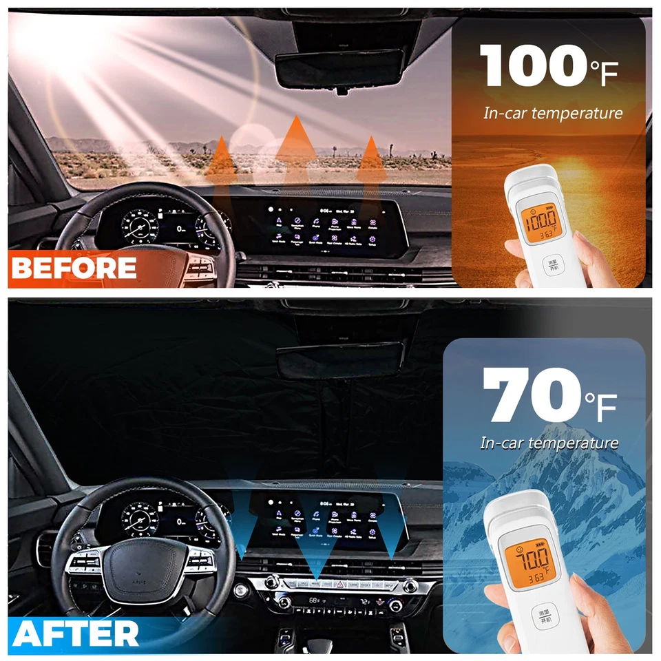 Parasol plegable para camioneta GMC Eagle Flag USA Patriot Foto 2 de 4