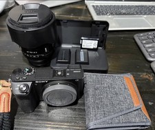 Sony Alpha a6500 Viltrox 75mm 1.2 extras