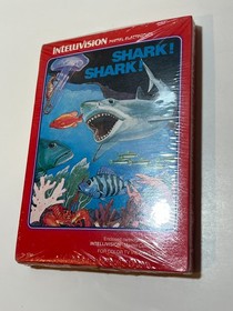 Original SEALED 1982 Shark! Shark! video game Intellivision CIB + 1987 catalog