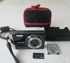 Sony Cyber-Shot DSC-W370 14.1 MP Digital Camera Gray w/accessories EXCELLENT 