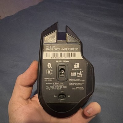 Razer Basilisk X Hyperspeed Wireless Optical Gaming Mouse 16000 DPI 6 Buttons B 