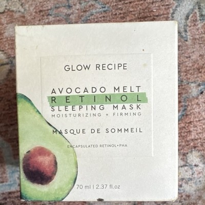 Glow Recipe Avocado Melt Retinol Sleeping Mask Moisturizing Firming 2.37 oz