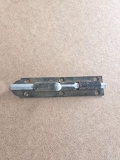 Vintage Iron Slide Bolt Latch Lock Reclaimed No Keeper Door Cabinet Hardware