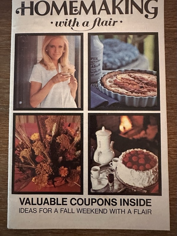 Homemaking Magazine Sept 1970 Illustrated Cooking Recipes w/ Coupons