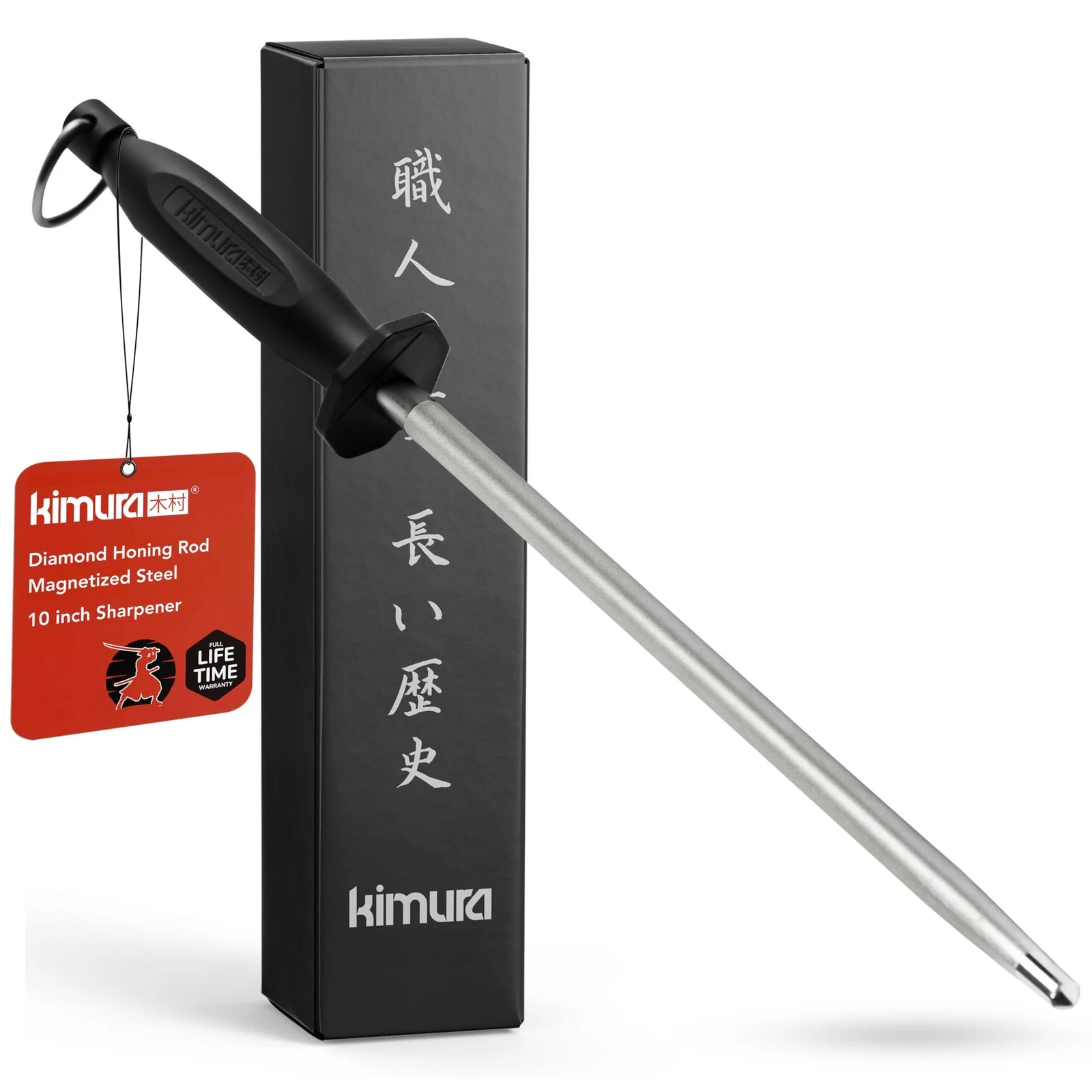 Kimura Professional Diamond Honing Steel, 10 inch Honing Rod, Diamond Knife S...
Opens in a new wind