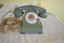 Western Electric Green Thermoplastic Telephone