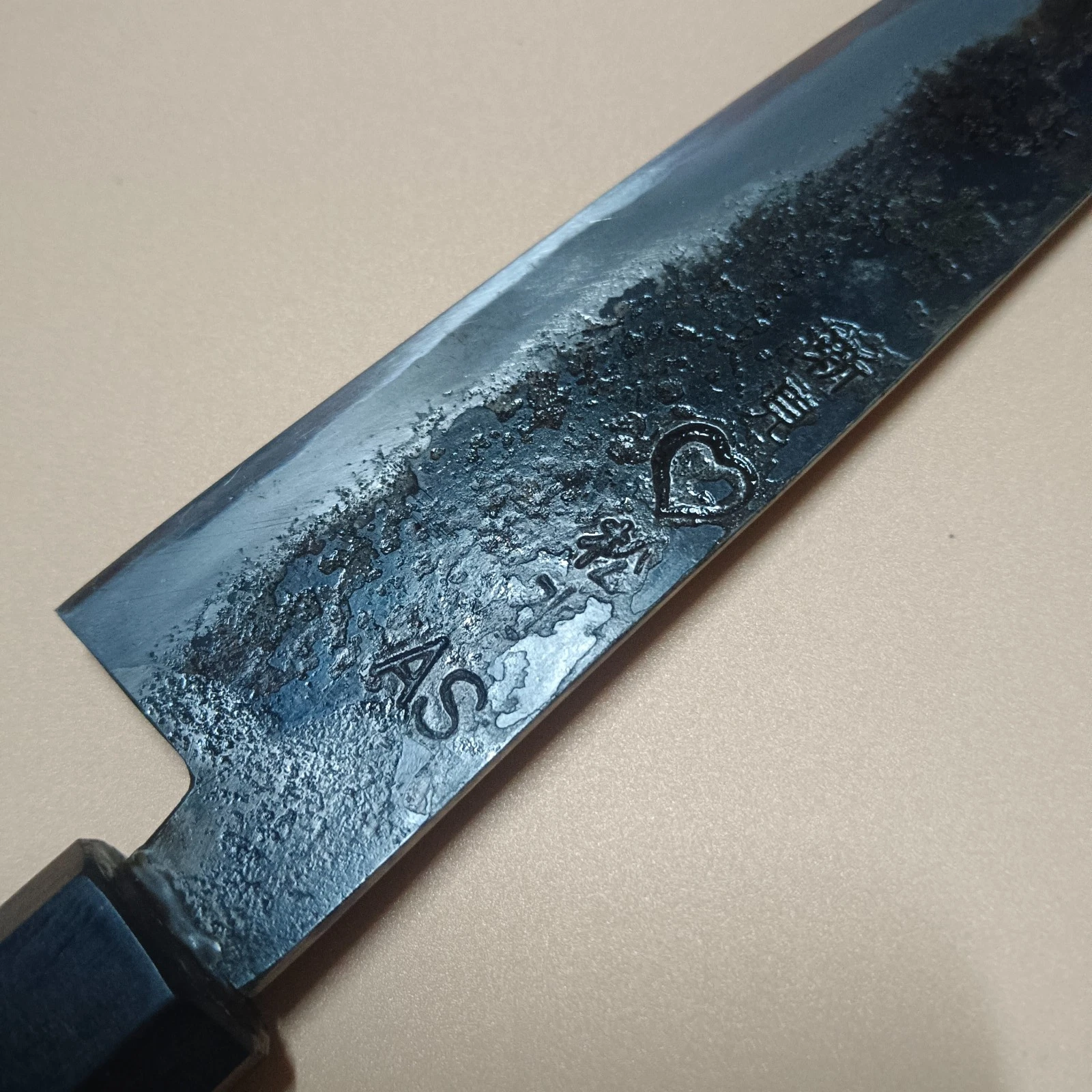 Takeda Hamono knife AS Aogami Super Blue Steel Chef's kitchen knife Japan 160mm