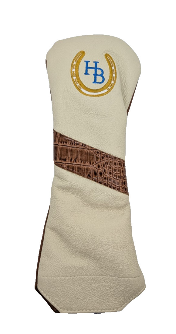 Horseshoe Bend Golf Club Winston Collection Egg Brown Leather FAIRWAY Headcover