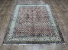 Rug WOOL Handmade Vintage Oriental Traditional Hand Knotted 185 X 127 CM