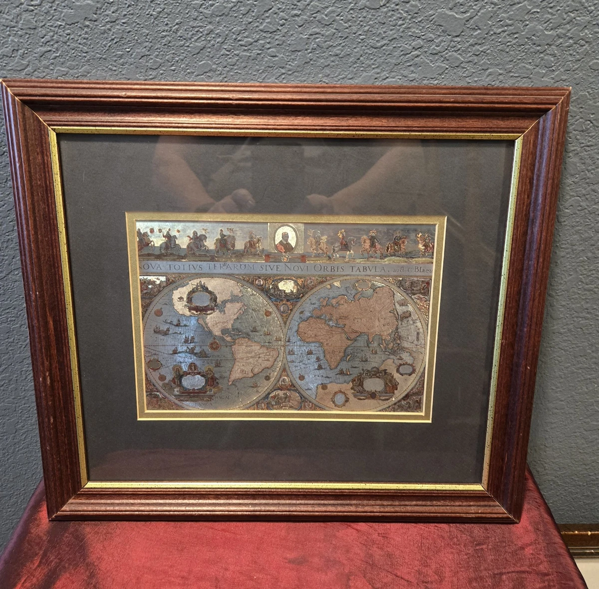 Blaeu Map In Reproduction Antique Maps, Atlases & Globes for sale