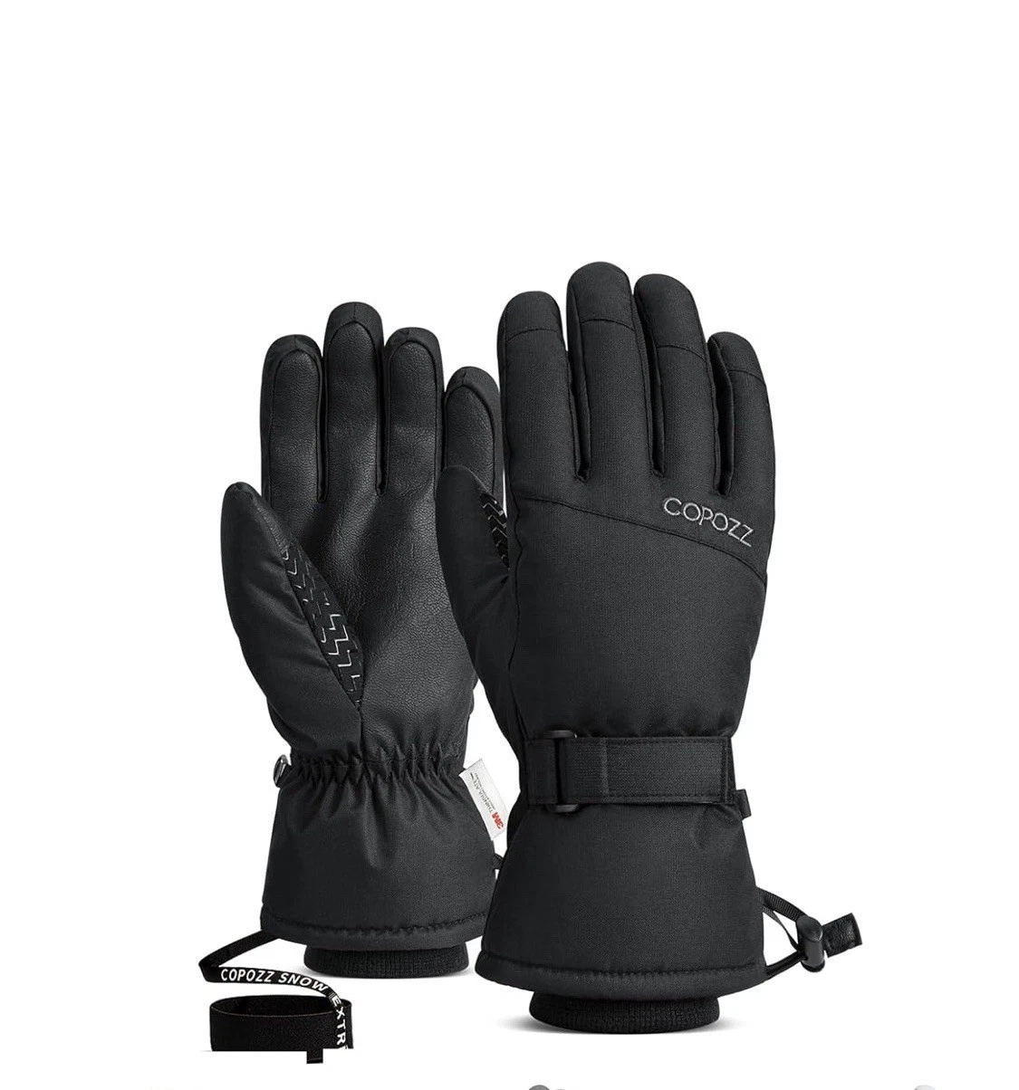 COPOZZ Ski Gloves for Men and Women - 3M Thinsulate Insulated Thermal Gloves