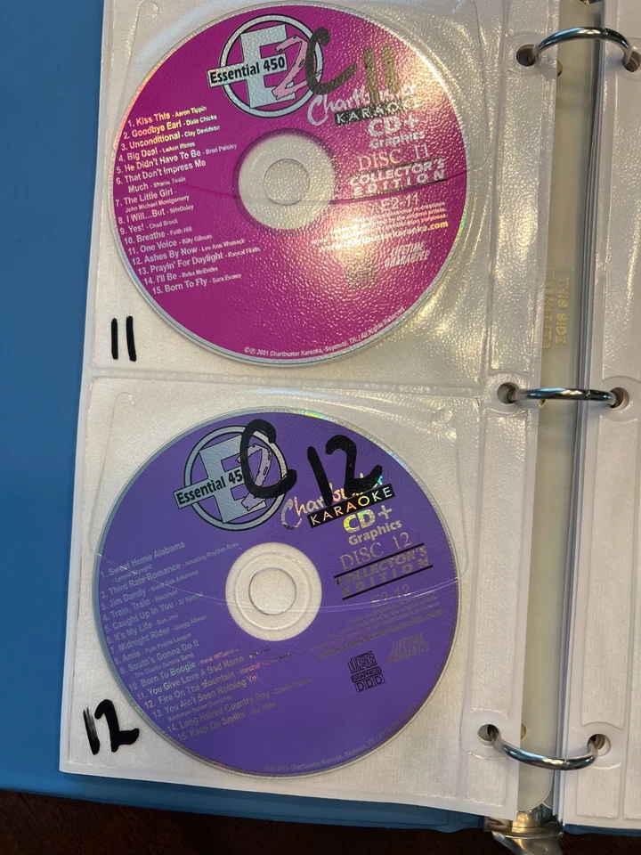 Chartbuster Karaoke Essentials 30 Disc SET 450 Songs On CD+G Top Quality - Image 3 of 4