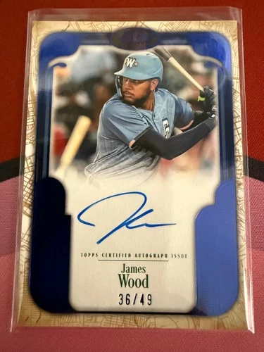 2026 Topps Tier 1 - James Wood City Connect Signature Card 36/49! COLOR MATCH!!!
