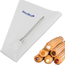 Churro Donut Filler by Starblue - Reusable Piping Bag and Nozzle with Large Need