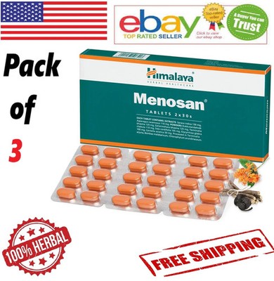 (3 X 30 = 90 Tabs) Himalaya Menosan (Free Shipping)