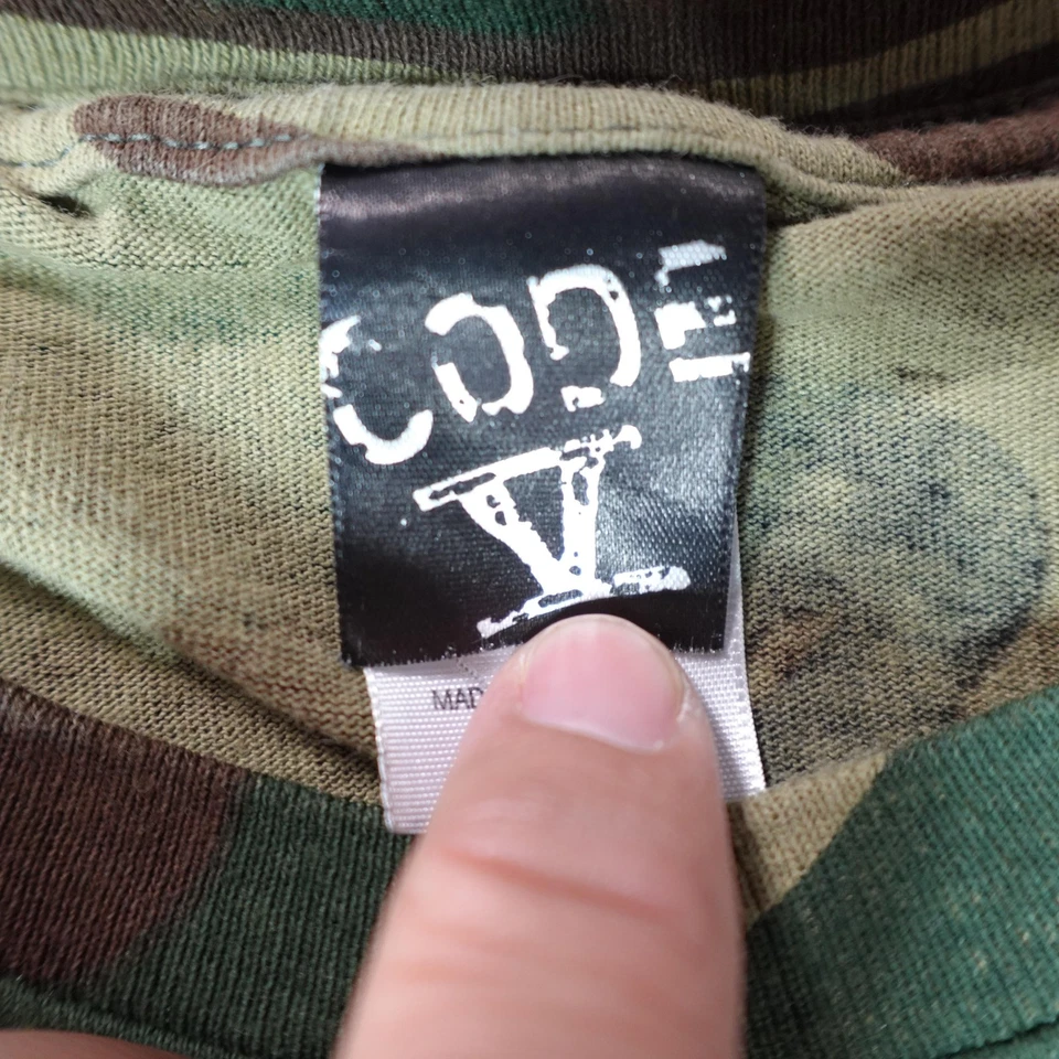 Battlecross Shirt Mens Extra Large Woodland Camo Band Metal Short Sleeve Tee - Image 2 of 4