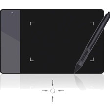 Grafiktablett OSU Zeichentablett Stylus Digital Zeichnung Pen PC USB 4x2,23 Zoll