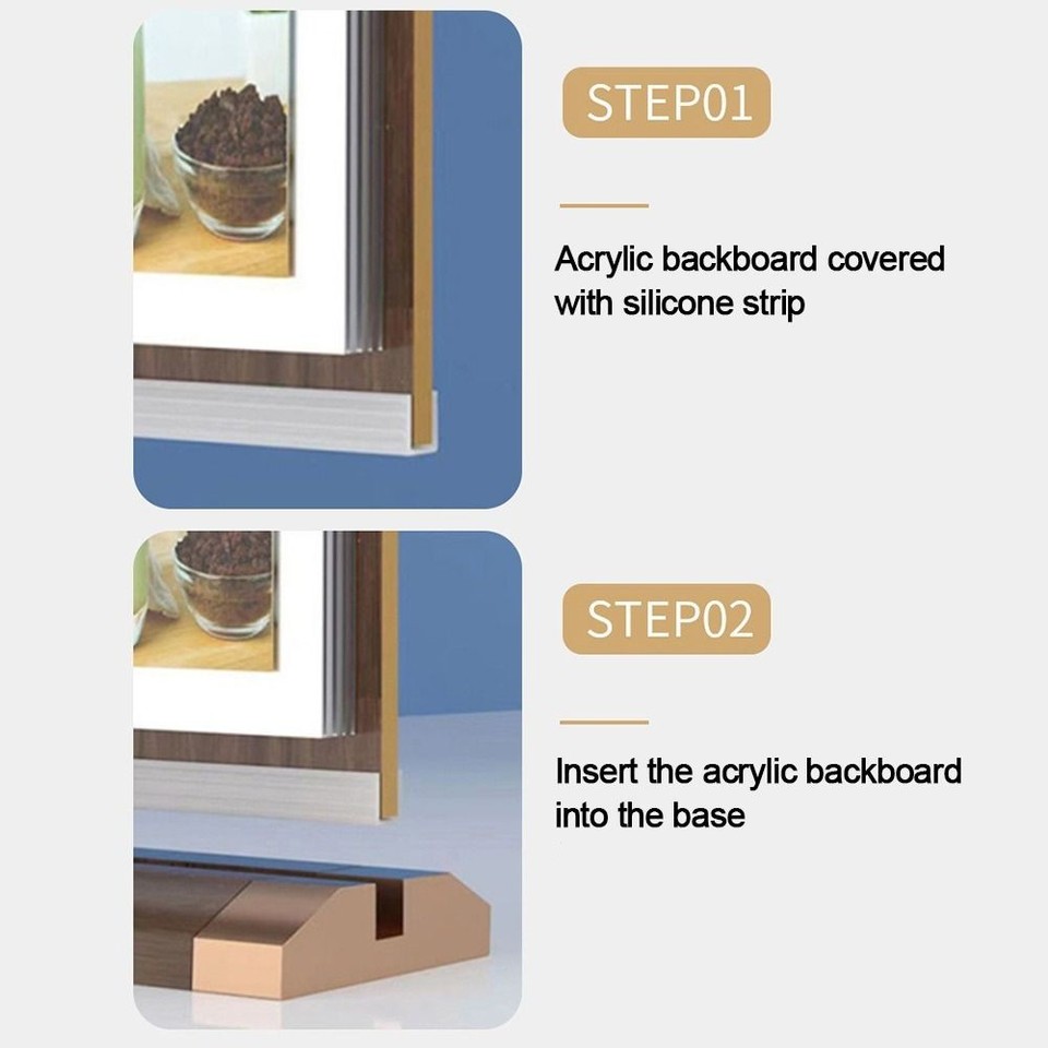 a4/A5/A6 Menu Binder Wooden Dining Table Card Holder Hotel Cafe ...