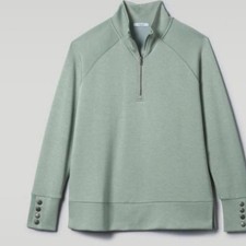 Quarter zip pullover womans
